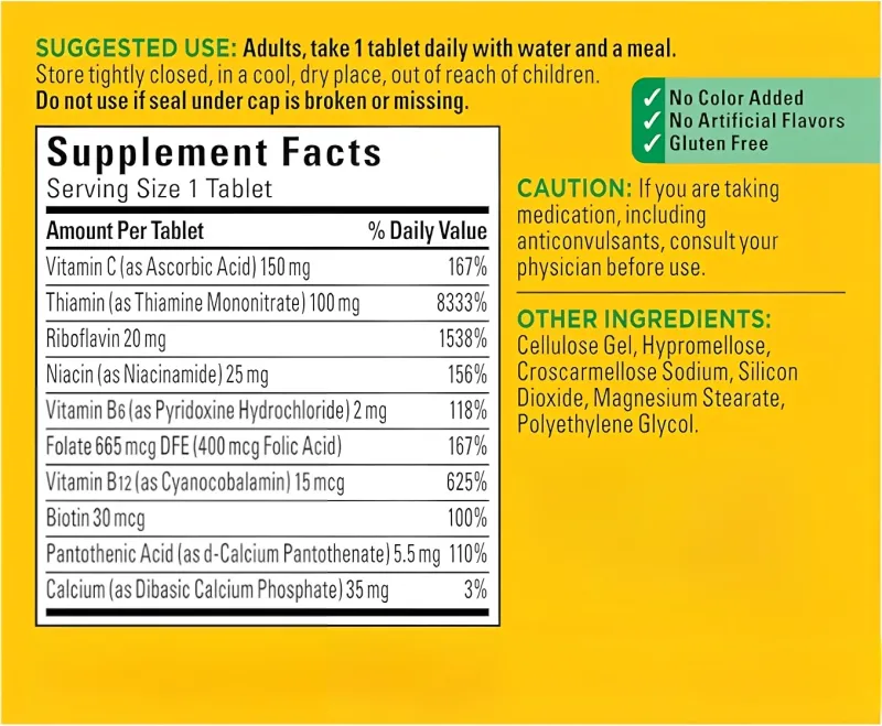 OEM Complex Vitamins, Minerals & Folic Acid Immune Support Supplement