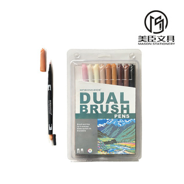 Professional Dual Brush Marker Pens for Artists