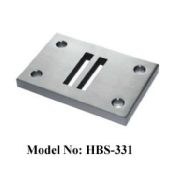 Cơ sở nắp tay tay bằng thép không gỉ hình chữ nhật