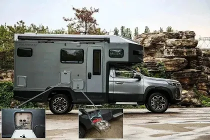 2024 Changan Fengjing RV Camper 4x4 High Configuration 6-Seater with RV Parts & Accessories