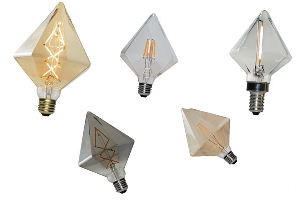 Diamond decorative led filament  led bulb