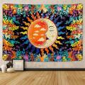 Percetakan Digital Psychedelic Hippie Gantung Tapestry