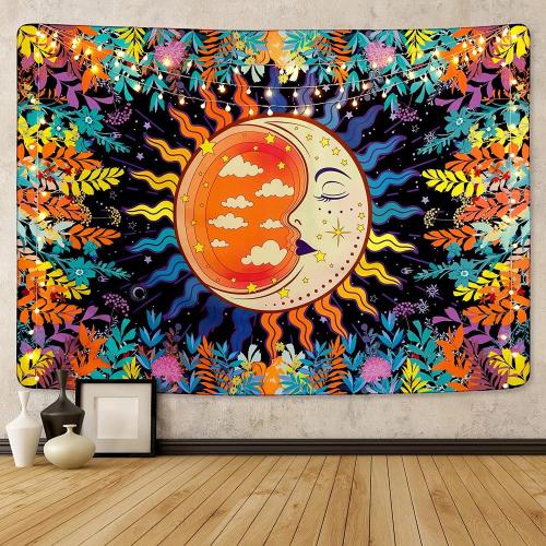 Percetakan Digital Psychedelic Hippie Gantung Tapestry