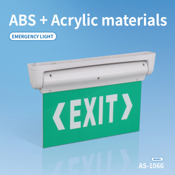 ABS + acrylic LED emergency exit sign