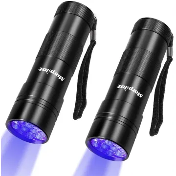 12 LED Pet Urine and Stain Detection UV Handheld Blacklight Flashlight