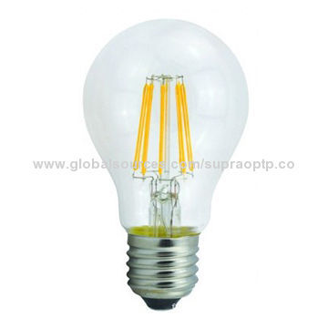 4W E27 LED Filament Bulbs, 220/230/240V AC Input Voltage with CE Mark