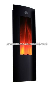 chimenea eléctrica montada en la pared