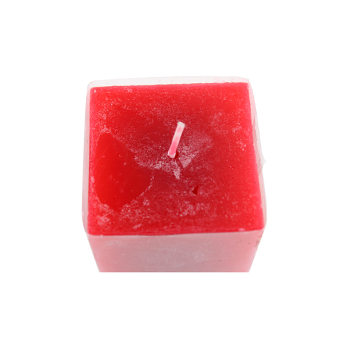 Promotional gift table decorated with square column candles