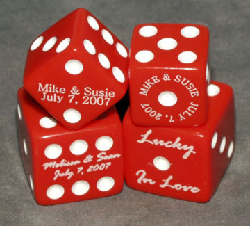 High quality trade mark printing dice
