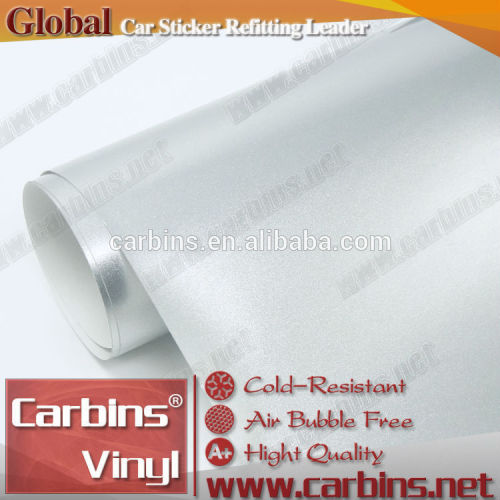 High quality metallic pearl glossy car body vinyl sticker , shiny diamond car wrapping 1.52*20m