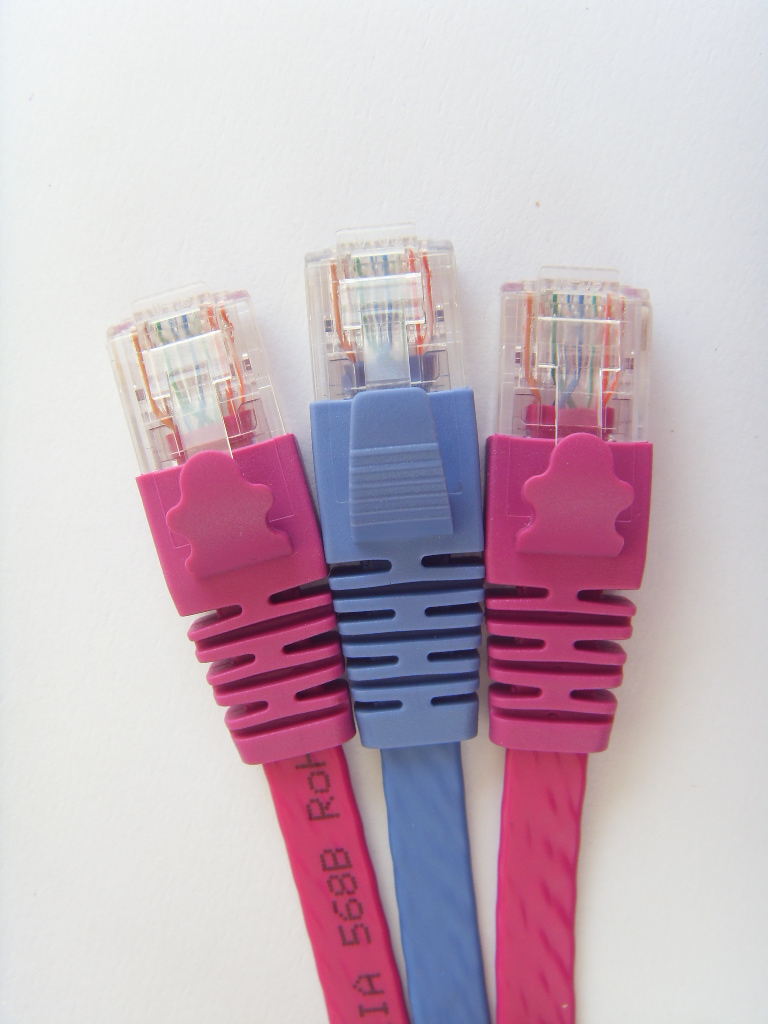 Cat6 شقة النحاس التصحيح الحبل