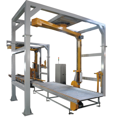 Fully-auto rotary arm stretch wrapping machine