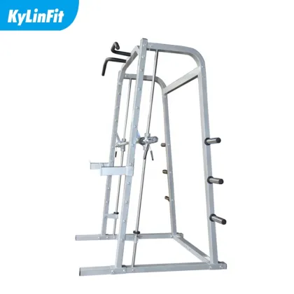 Power Rack Set Fitness Tower Multi-Gym Smith Machine Equipment