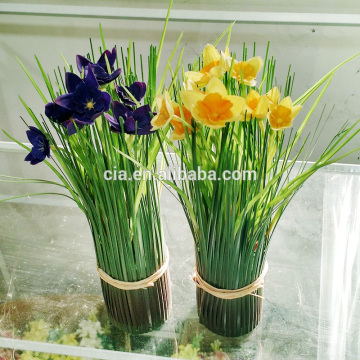 Onion Grass Artificial Flower Plant Cheap Bonsai Plants for Sale
