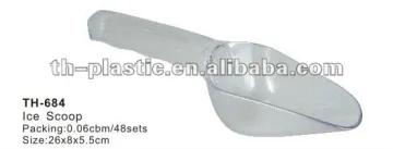 Plastic ice scoop