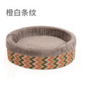 New round pet nest pillow top dog kennel