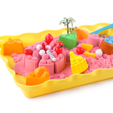 Kids Magic Sand Box Motion Sand Cake Playset