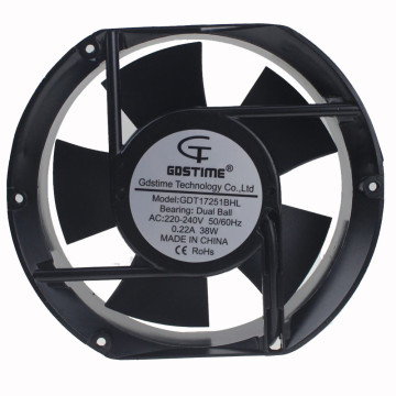 170mm x 150mm 7 Inch 17251 Waterpoof High Speed Industrial Equipment AC Cooling Fan Manufacturers