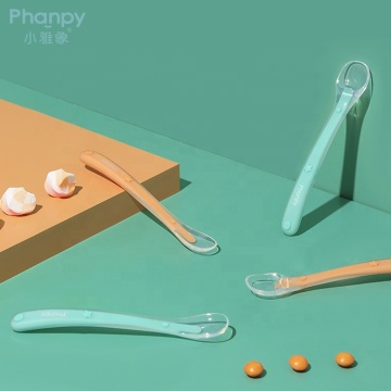 Cost-effective Toddler Feeding Silicon Spoon Set For Baby