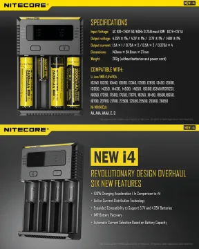 2017 Nitecore I4 Battery Charger