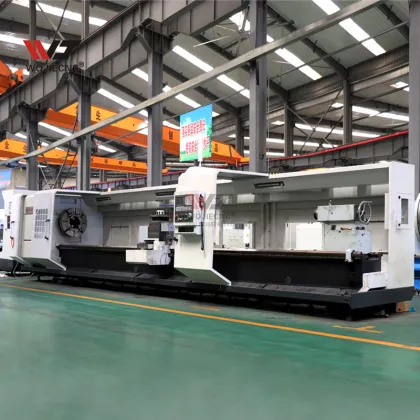 Wojie CNC Lathe Machine QK1327 for Threading Pipes