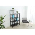 metal bookshelves temper glass