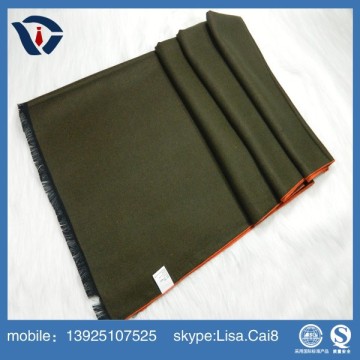 2015 winter plain color customized size 100% cotton pashmina shawl