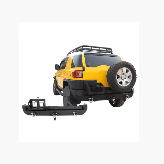 Maiker 4x4 Rear Bumper with Spare Tire Rack and Oil Tank Rack for Toyota FJ Cruiser (2007+)