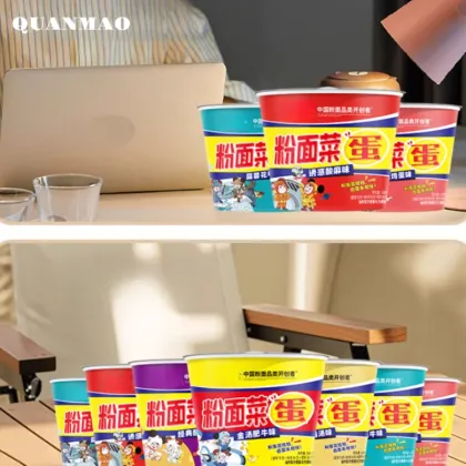 Noodles & Vermicelli with Egg & Veg – Golden Soup Beef Flavor Instant Noodle Bowl – Quick Meal, Late-Night Snack – Noodle & Verm