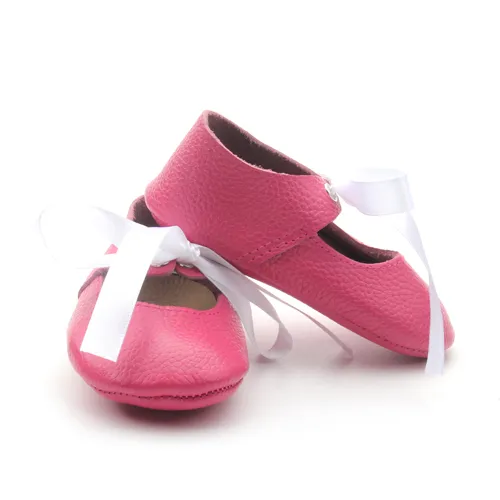 Genuine Leather Soft Sole Flat Baby Shoes Cute Baby Girls Shoes