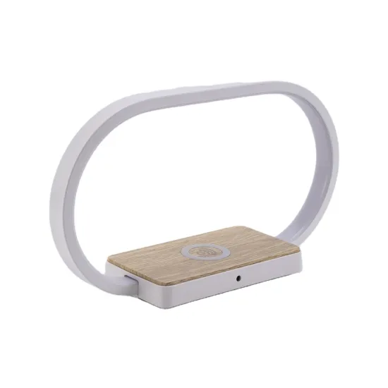 Geagood Bedroom Office Table Bedside Desk LED Night Light with Wireless Phone Charger