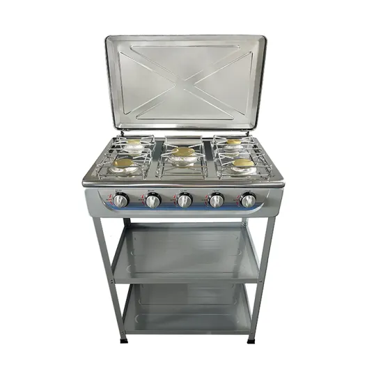 Easy Clean 5 Burner Stainless Steel Gas Outdoor Camping Stove