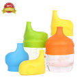 TB01 campione gratuito Eco-friendly carino copertura in gomma universale Strech Sippy Cup coperchio in silicone Set