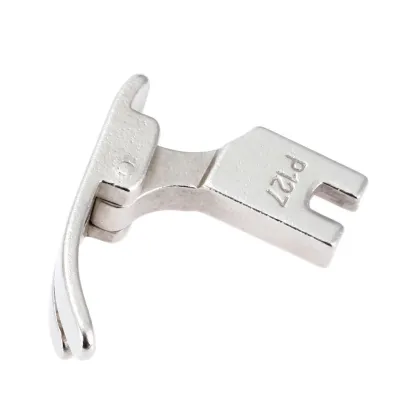 Industrial Lockstitch Sewing Machine Presser Foot: 1Pc Metal P127 for Thick Fabrics - Compatible with Juki, Brother, Yamato