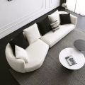 Desainer Italia 3 Sofa sofa sudhut mlengkung