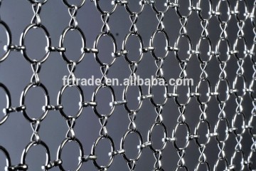 decorative chain mail mesh,metal drapery ,soffit mesh