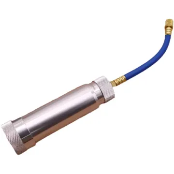 Auto AC Oil Dye Injector Filler for R134A Refrigeration Air Conditioning System - Car Fuel Injection Tool R12 R22 R134a Oil" 

However, for a more concise and SEO-friendly title, you might consider:

"R134A AC Oil Dye Injector for Car Air Conditioning Sys