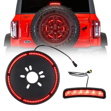 Spare Twheel Brake Light & 3rd Brake Light for Ford Bronco 2021-2023