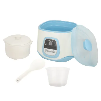 China Manufacturer High Quality 0.8L Mini Electric Stew Pot Frying Pan Cooking Pot