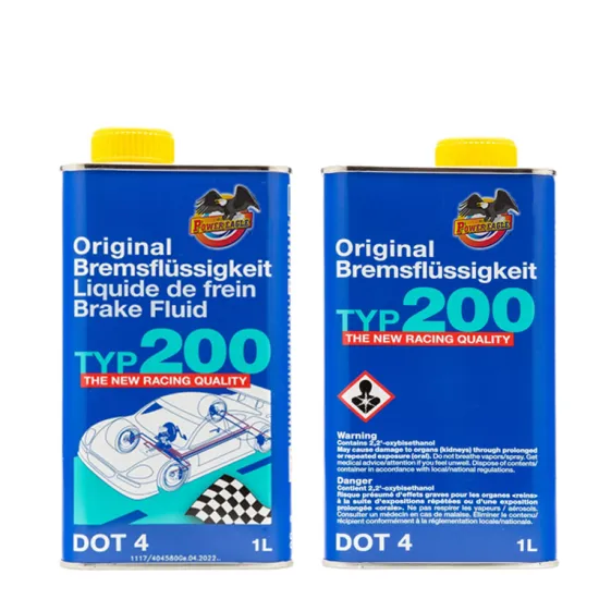 International Standard DOT4 Clutch Brake Fluid with MSDS Certificate