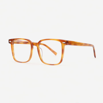 Square Angular Acetate Unisex Optical Frames 21A3117