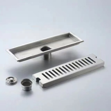 Bathroom Kitchen Tile Insert Anti-Odor Linear Floor Drain