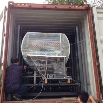 corrugated carton box tying/strapping machine