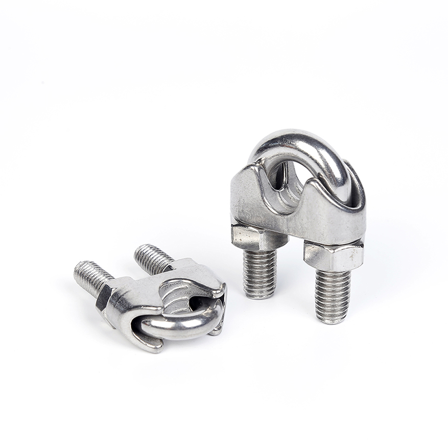 Forged stainless steel wire rope clamp American style