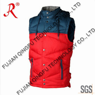 The Men's Stand Collar Down Feather Fishing Vest (QF-807)