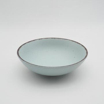 Amazon Hot Sale Color Glaze Stoneware 저녁 세트, 세라믹 식탁기 식기 세트