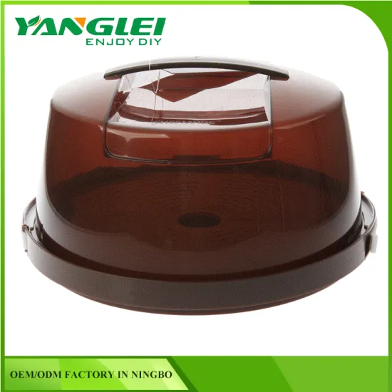 NEW ROUND PLASTIC FOOD STORAGE CAKE BOX CONTAINER