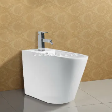 White Glazed Floor Mounted Ceramic Cheap Bidet