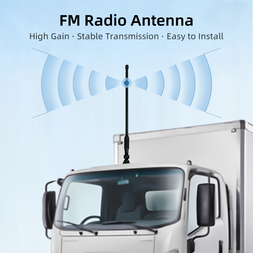 Flexible radio car antenna 7