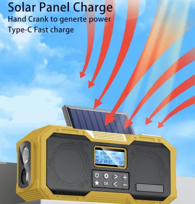 DF588 Multi solar speaker DAB FM Radio